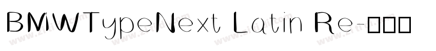 BMWTypeNext Latin Re字体转换